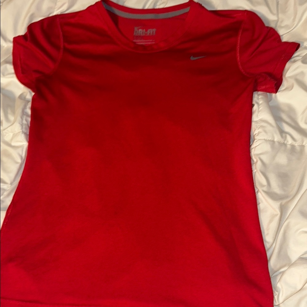 Nike Red Dri-FIT Athletic Shirt